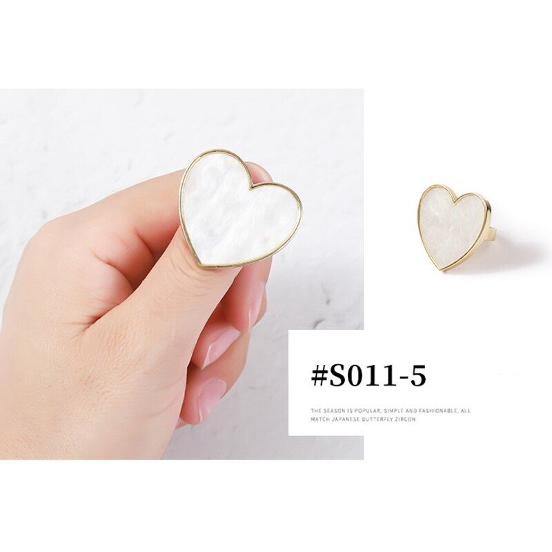 Resin Stone nail art Finger Ring - Orchid Unique