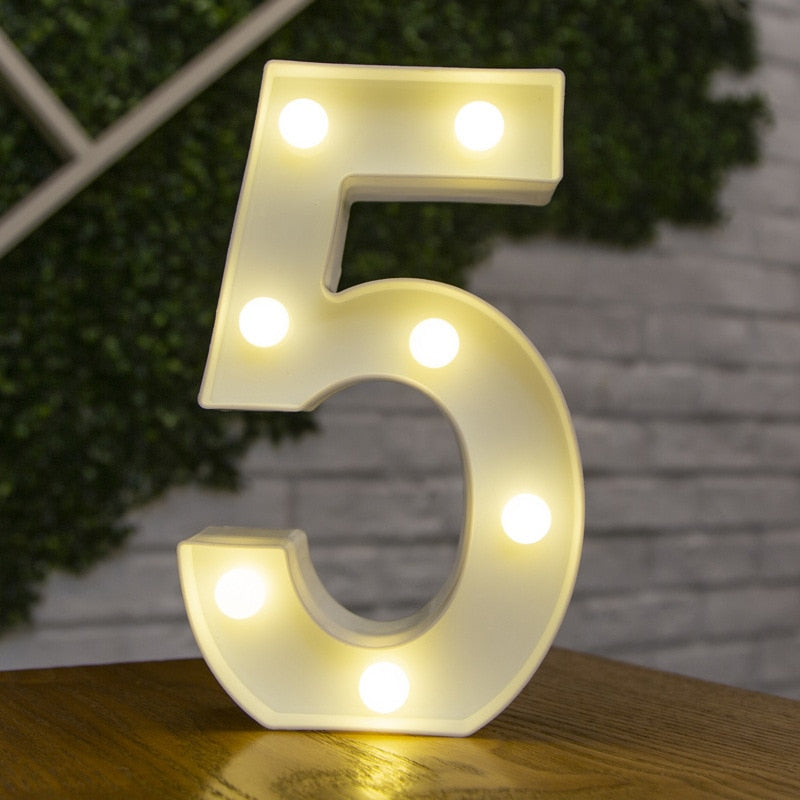 Luxury Alphabet Letter LED Lights - Orchid Unique