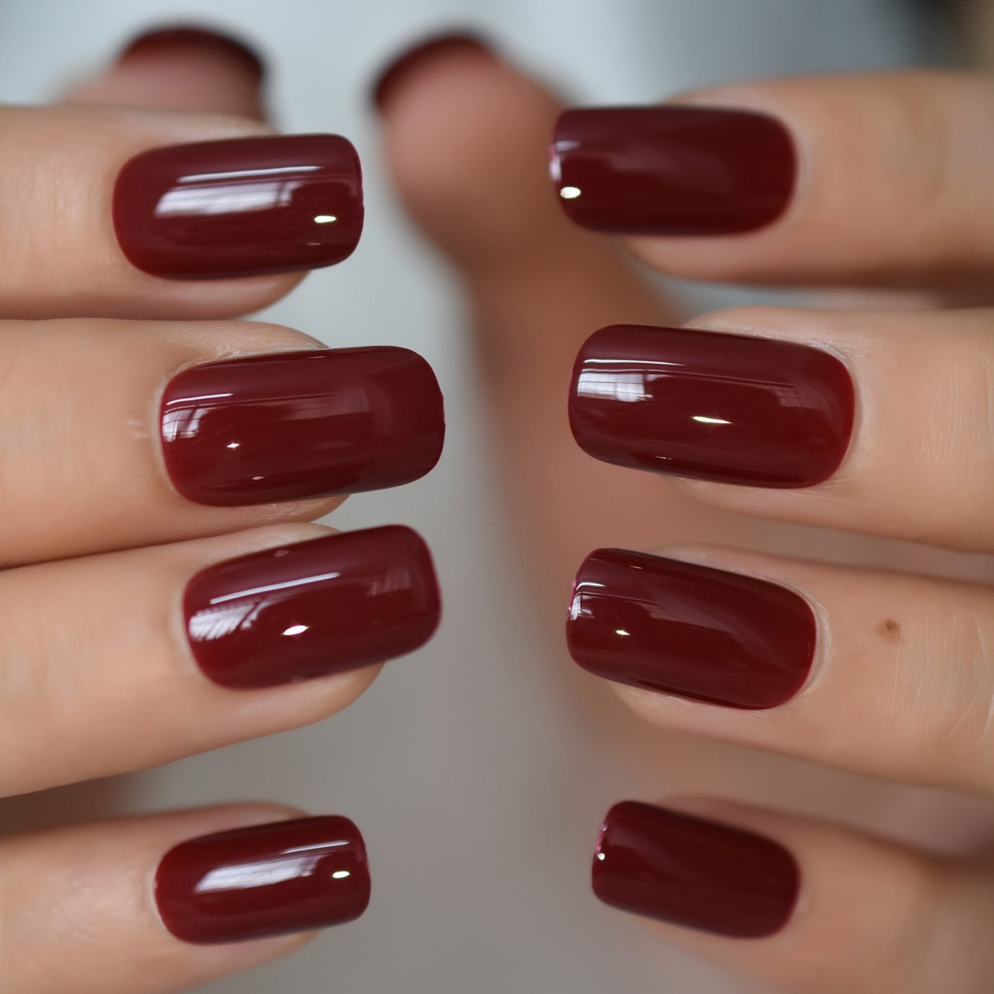 Round Fake Nail Tips - Orchid Unique
