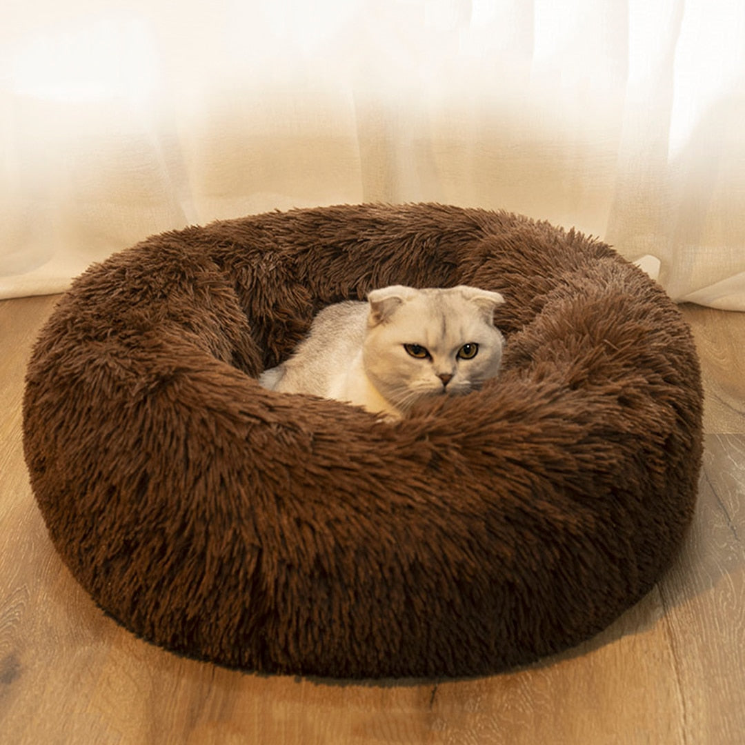 Pet Bed Comfortable Donut Cuddler - Orchid Unique