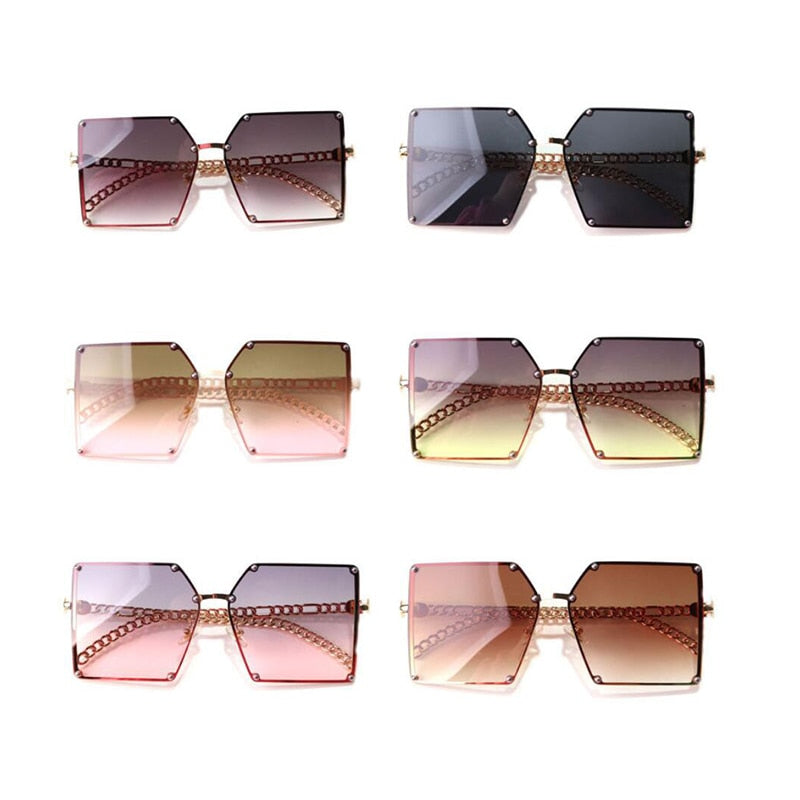 Oversize Sunglasses - Orchid Unique