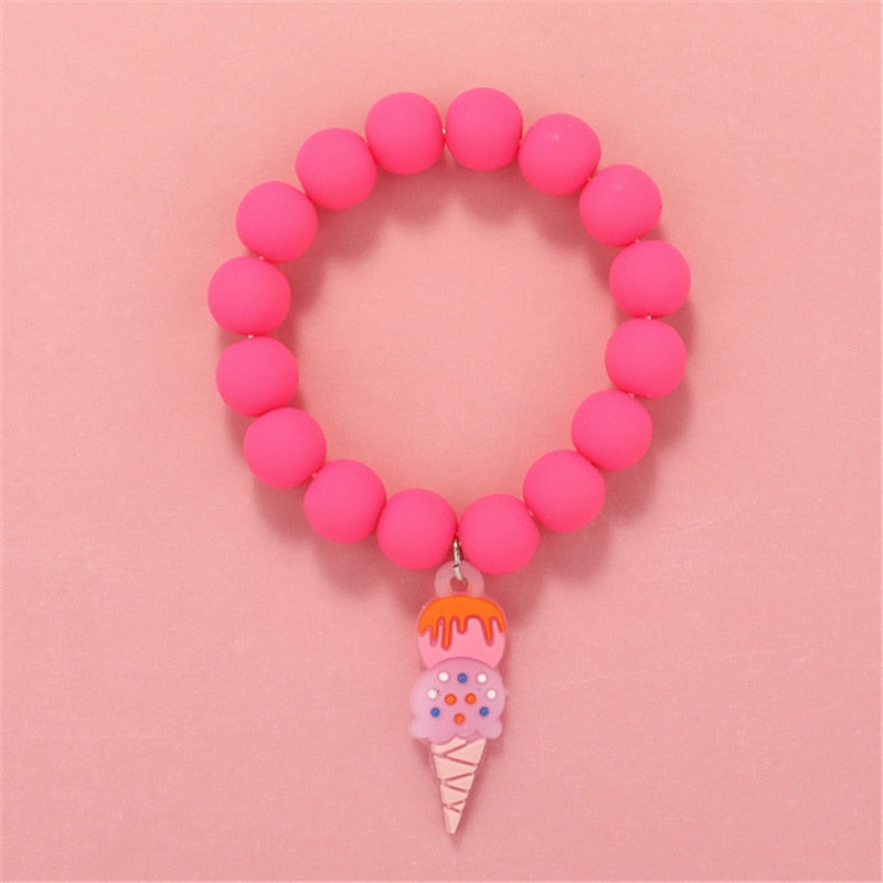 Cute beads Bracelet - Orchid Unique