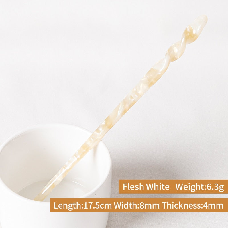 Acetate Hairpins - Orchid Unique
