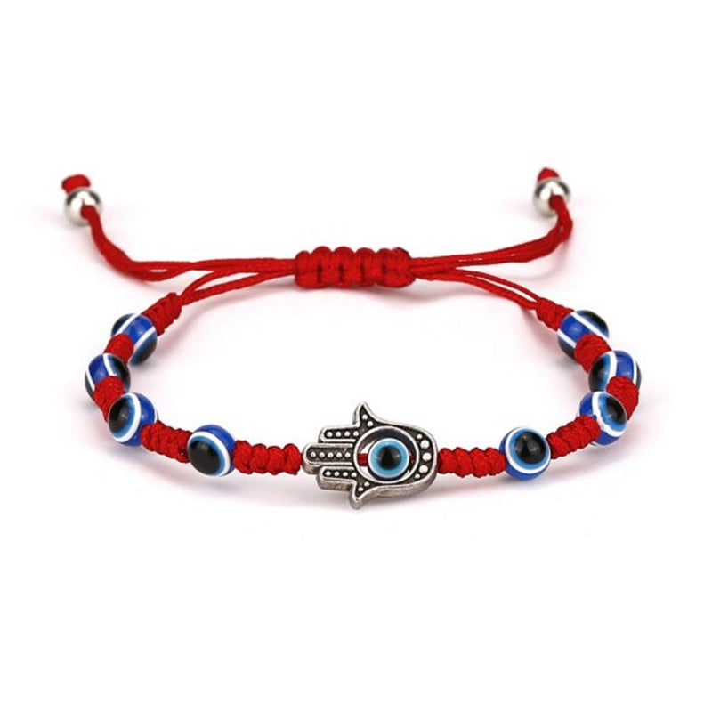6Pcs Handmade Turkish Lucky Evil Eye Bracelets - Orchid Unique