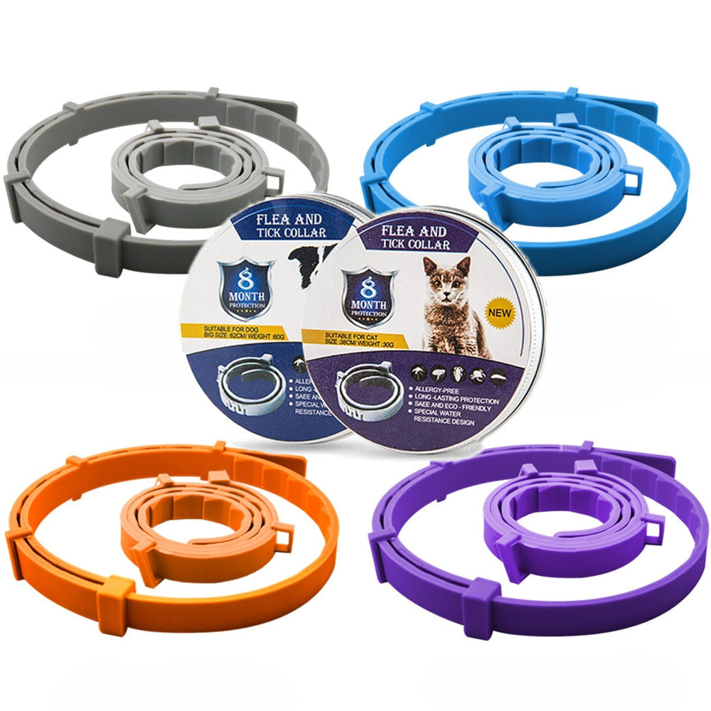 Adjustable Pet Collar Flea & Tick Prevention - Orchid Unique
