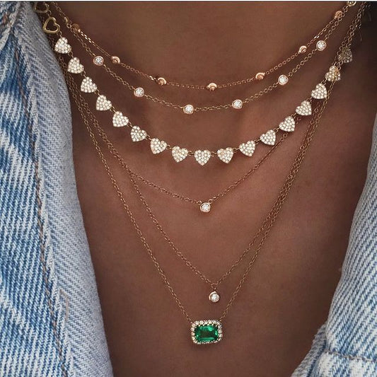Crystal Stars Pendant Necklaces - Orchid Unique