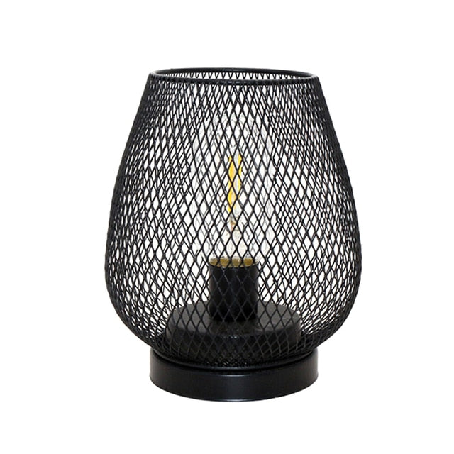 Birdcage Shape Iron Table Lamp - Orchid Unique