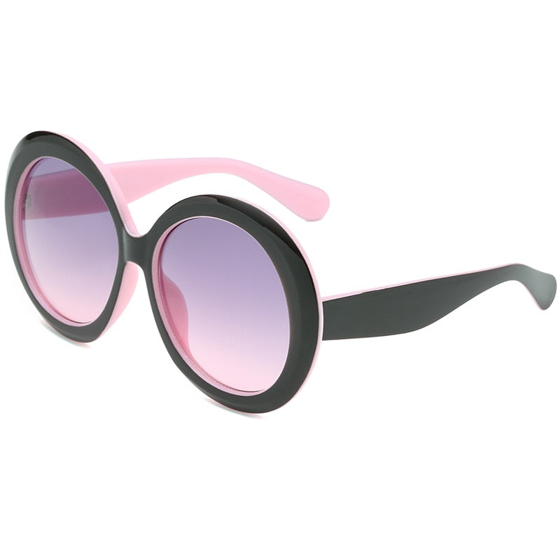 Round Oversized Sunglasses - Orchid Unique