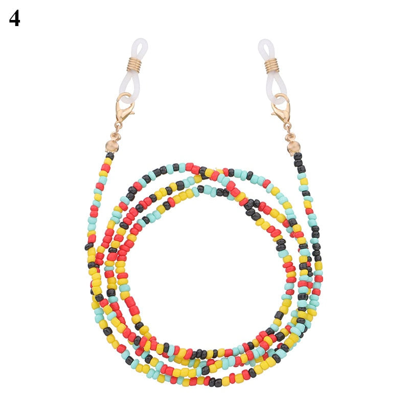 Bohemian Colored Glasses Chains - Orchid Unique
