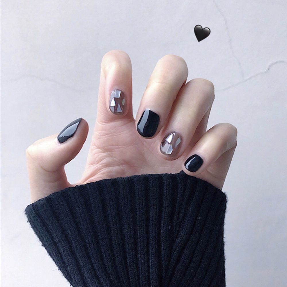 Square Head False Nail Tips - Orchid Unique