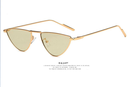 Retro Cat Eye Sunglasses - Orchid Unique