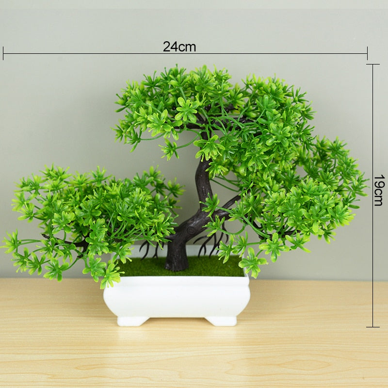 vase + Mall Tree Grass Plants Pot Ornament - Orchid Unique
