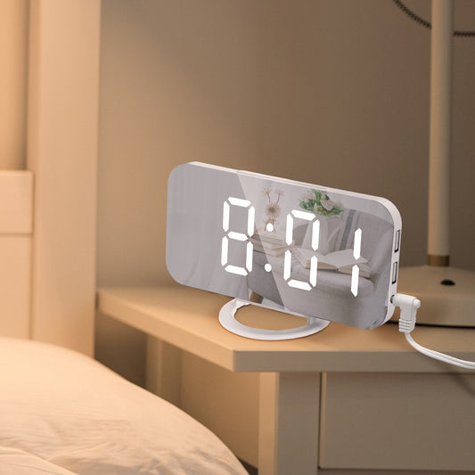 Digital Mirror LED Alarm Clock - Orchid Unique