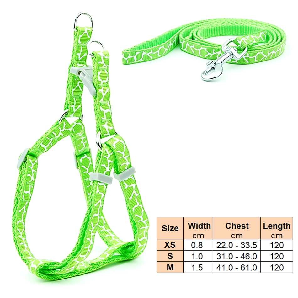 Adjustable small dog and cat harness - Orchid Unique