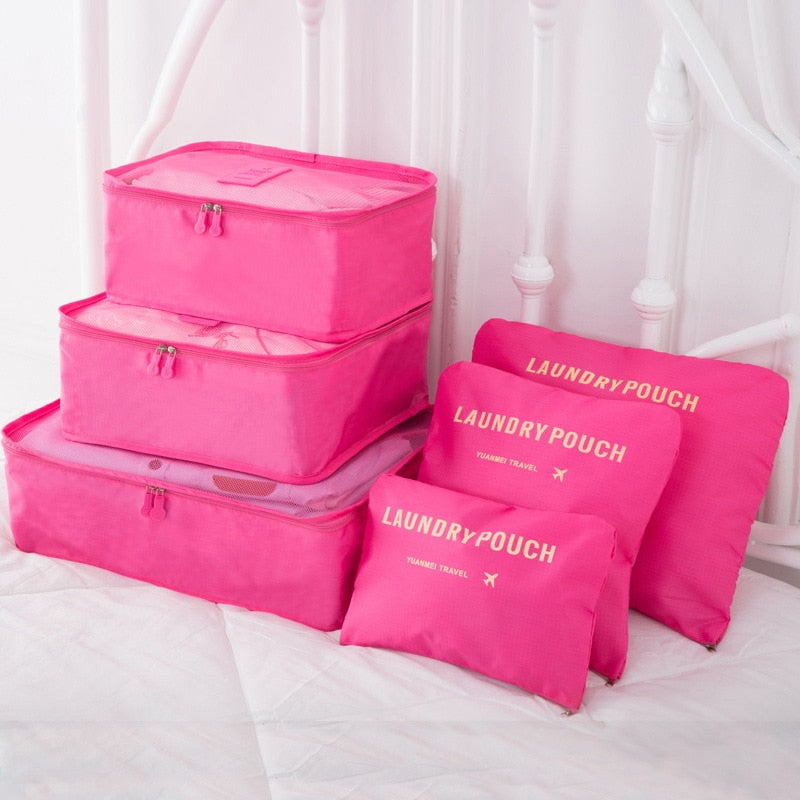 6 PCS Travel Storage Bag - Orchid Unique