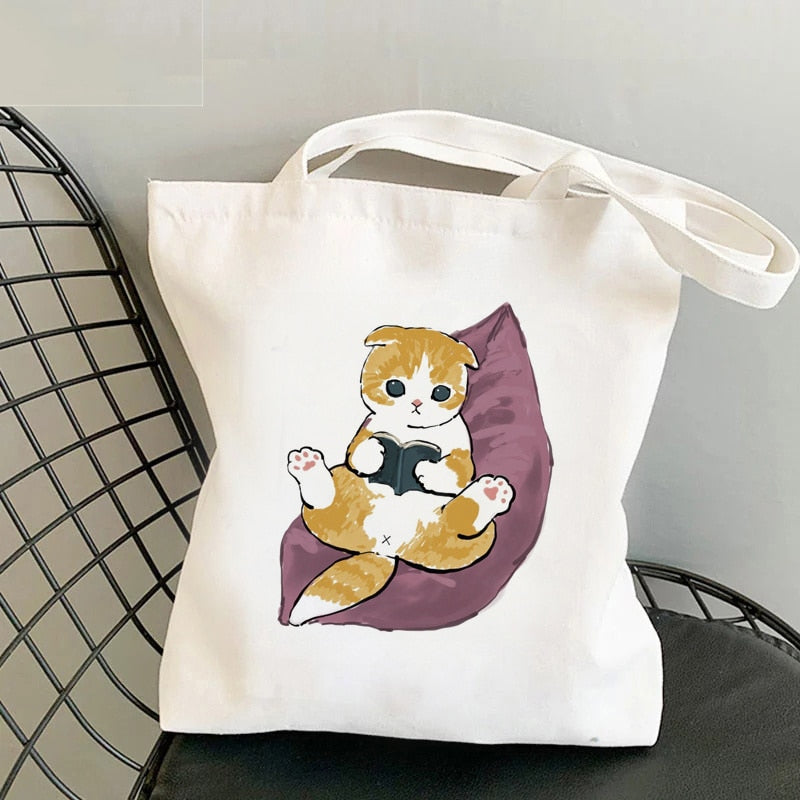 Cat Shark Shopping Bag - Orchid Unique