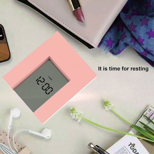 Pink Electronic Desk Alarm clock - Orchid Unique