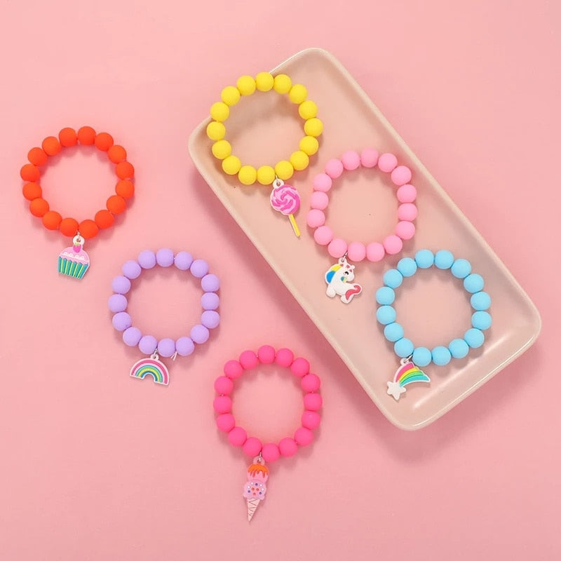 Cute beads Bracelet - Orchid Unique