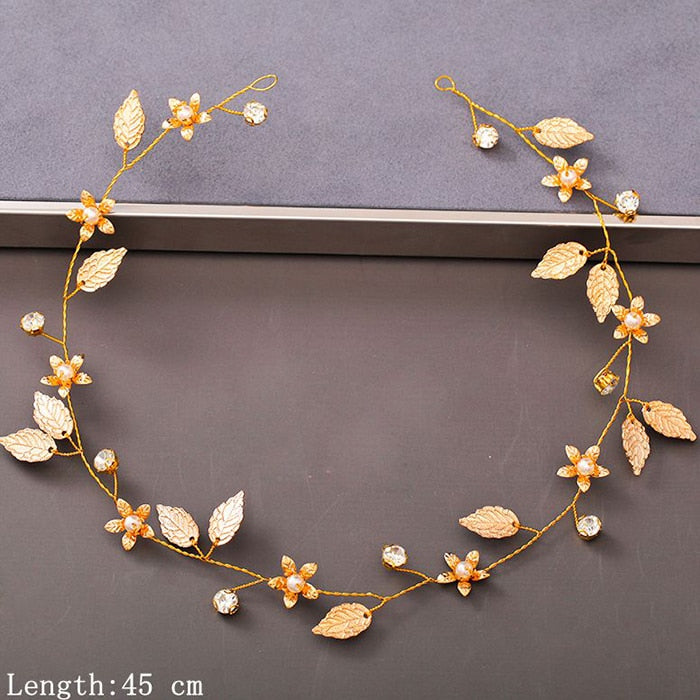 Pearl Rhinestone  Headband - Orchid Unique