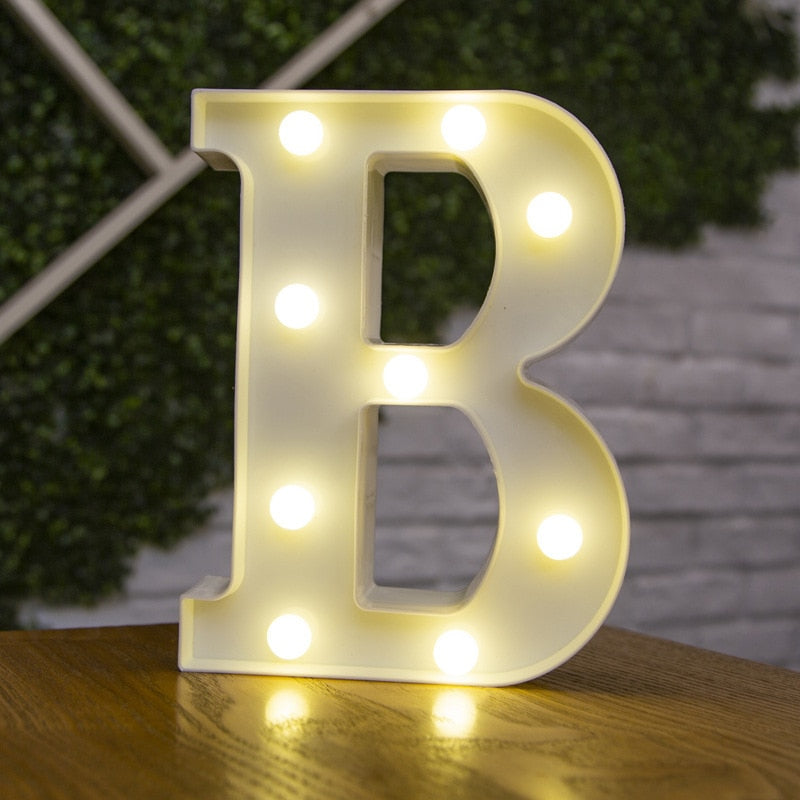 Luxury Alphabet Letter LED Lights - Orchid Unique
