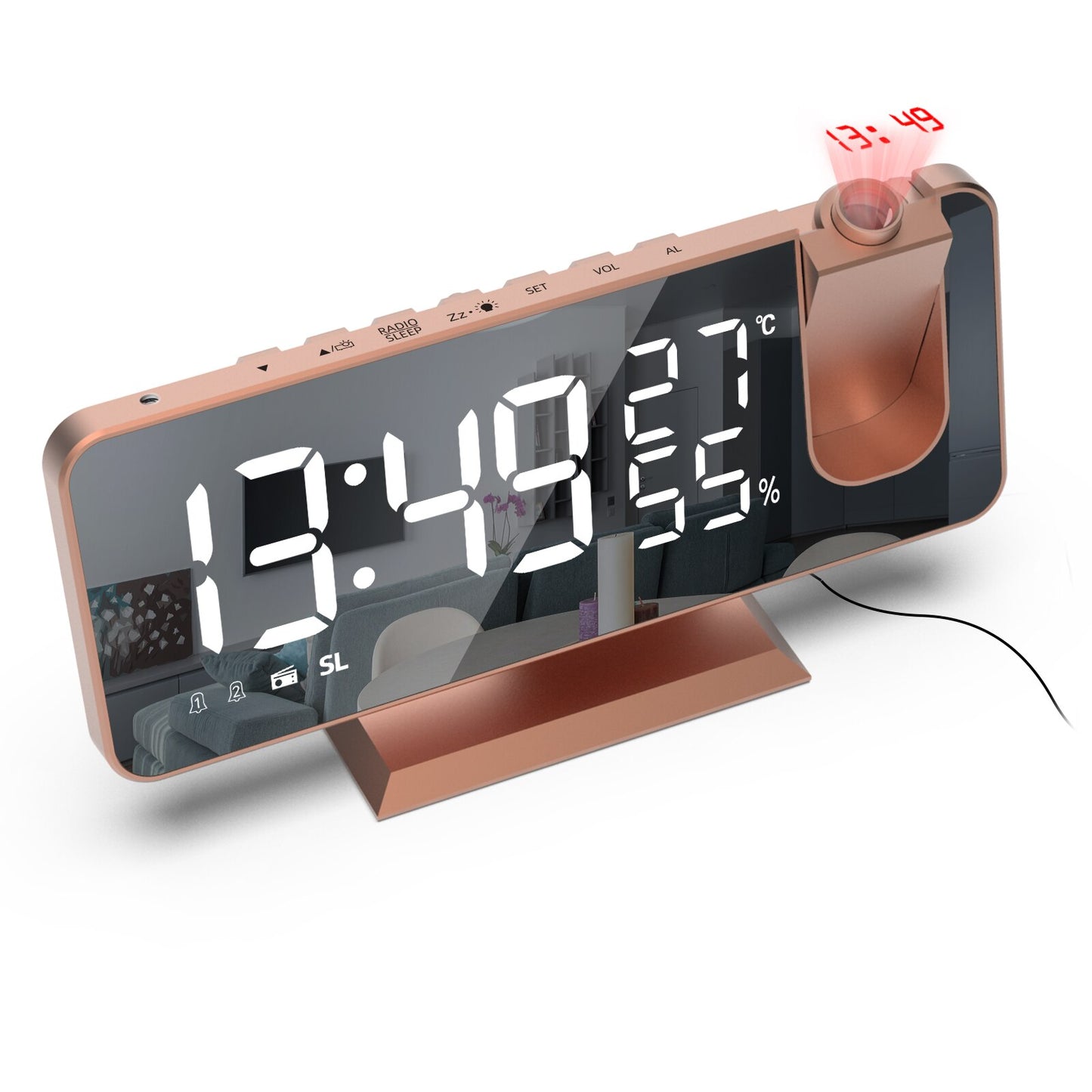 Multifunctional LED Digital Alarm Clock - Orchid Unique