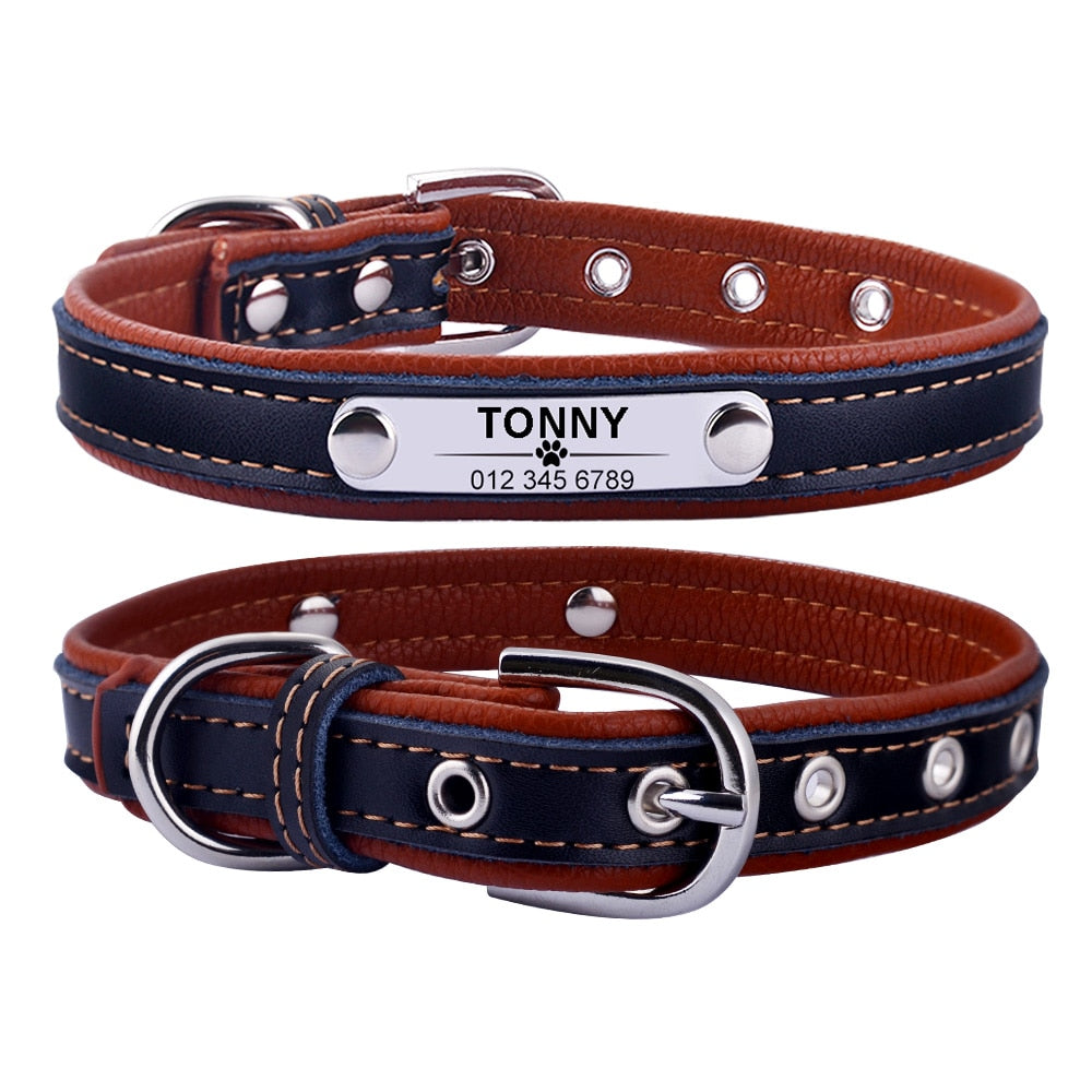 Adjustable personalized dog collar - Orchid Unique