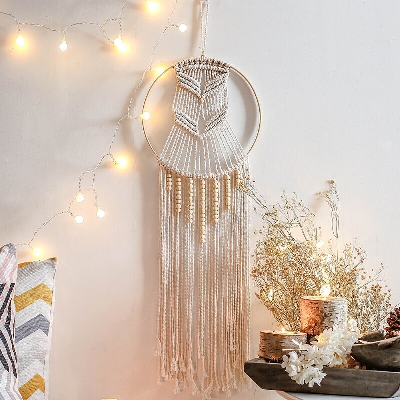 Nordic Dreamcatcher Wall Hanging - Orchid Unique