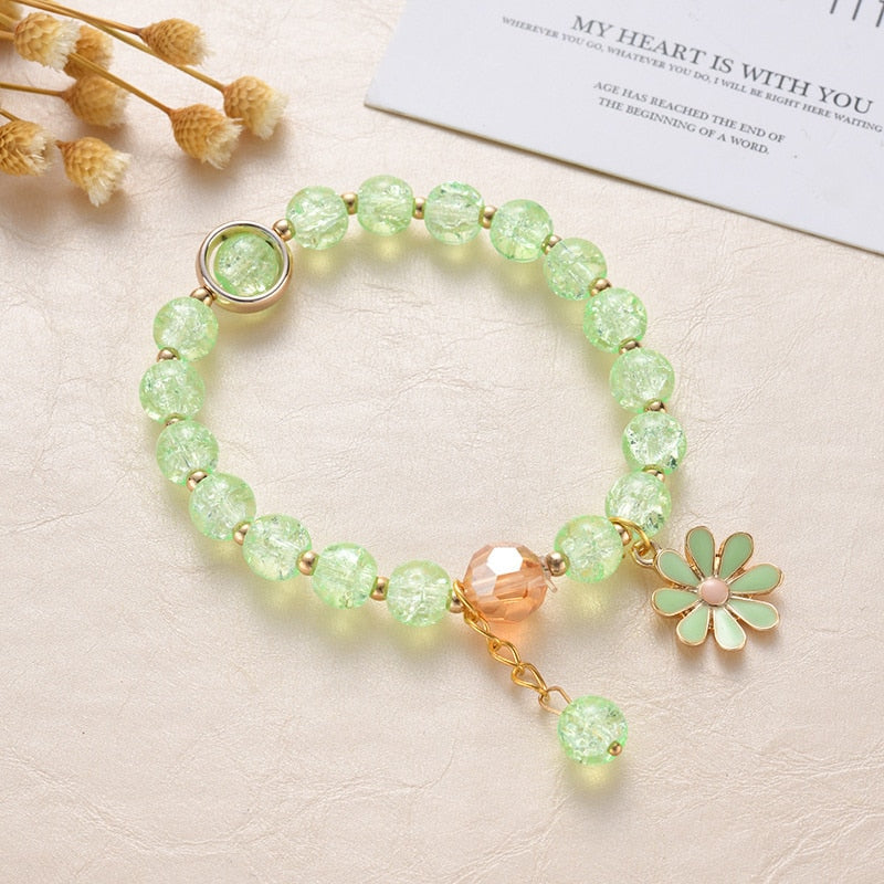Cute beads Bracelet - Orchid Unique
