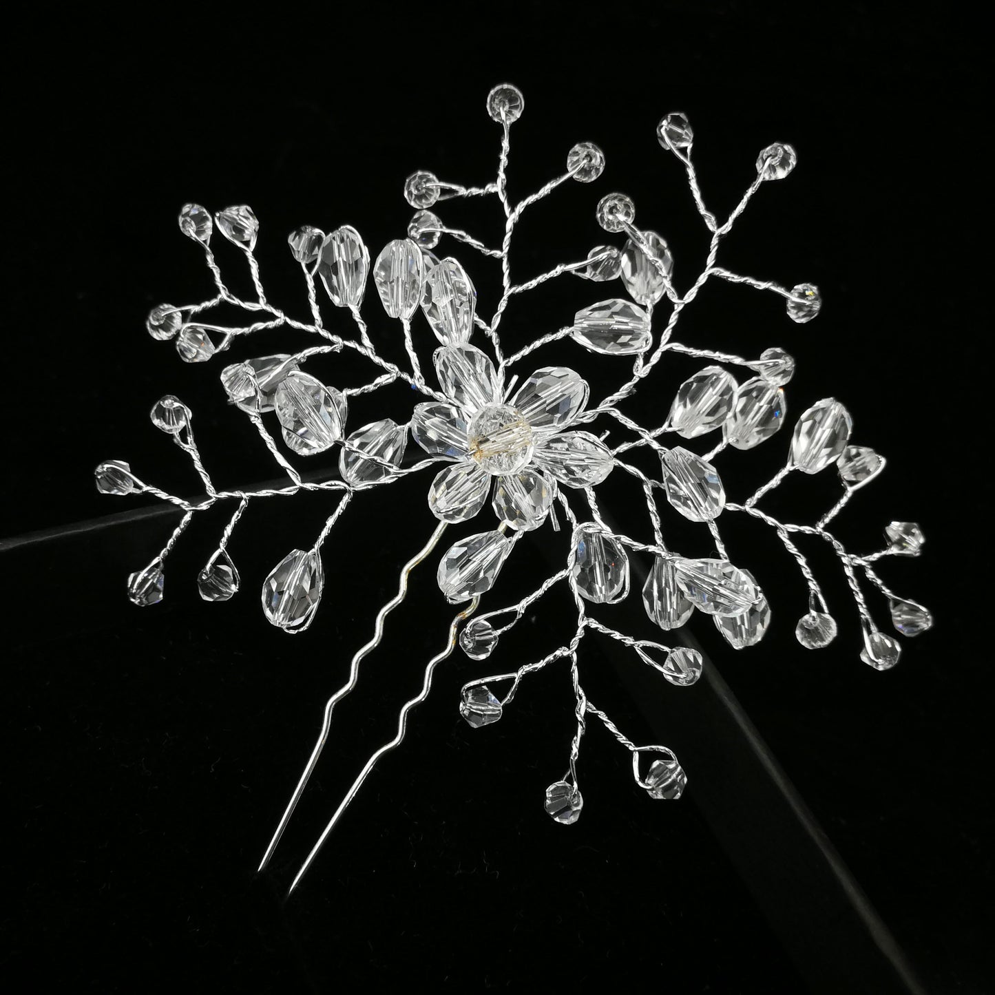 Women U-shaped Pin Metal Barrette Clip Hairpins Simulated Pearl Bridal Tiara Hair Accessories Wedding Hairstyle Design Tools - Orchid Unique