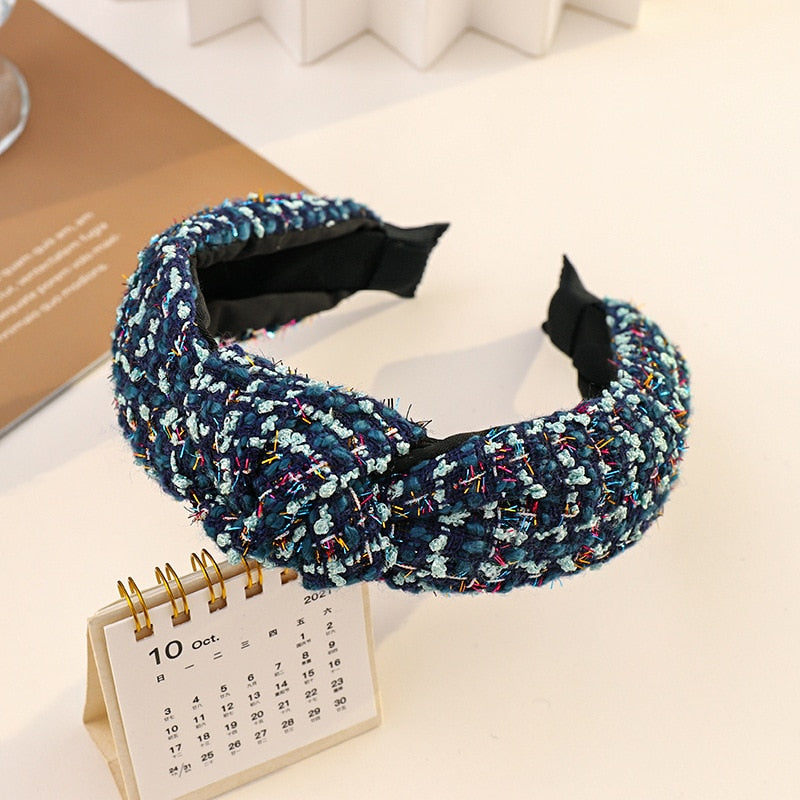 Color Fabric Casual Headband - Orchid Unique