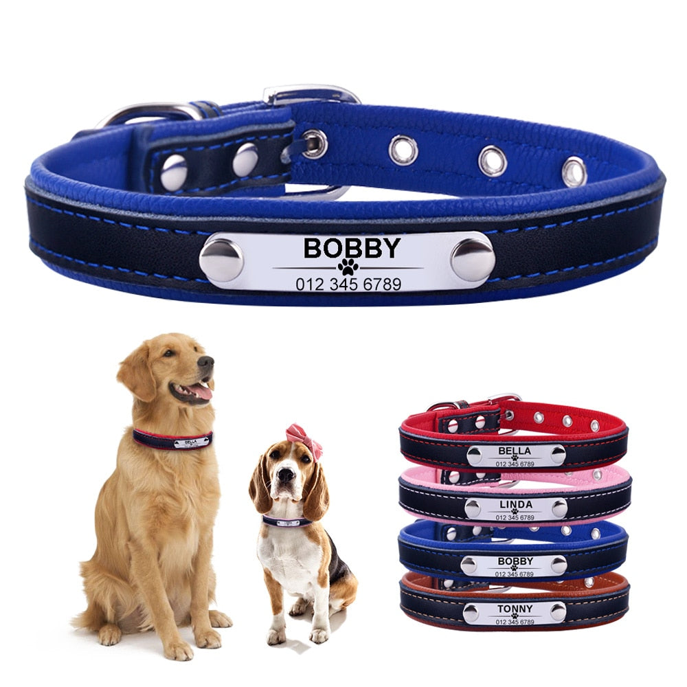 Adjustable personalized dog collar - Orchid Unique