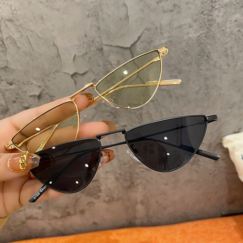 Retro Cat Eye Sunglasses - Orchid Unique
