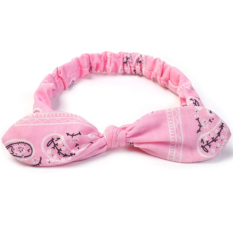 Vintage Cross Knot Elastic Hairbands - Orchid Unique