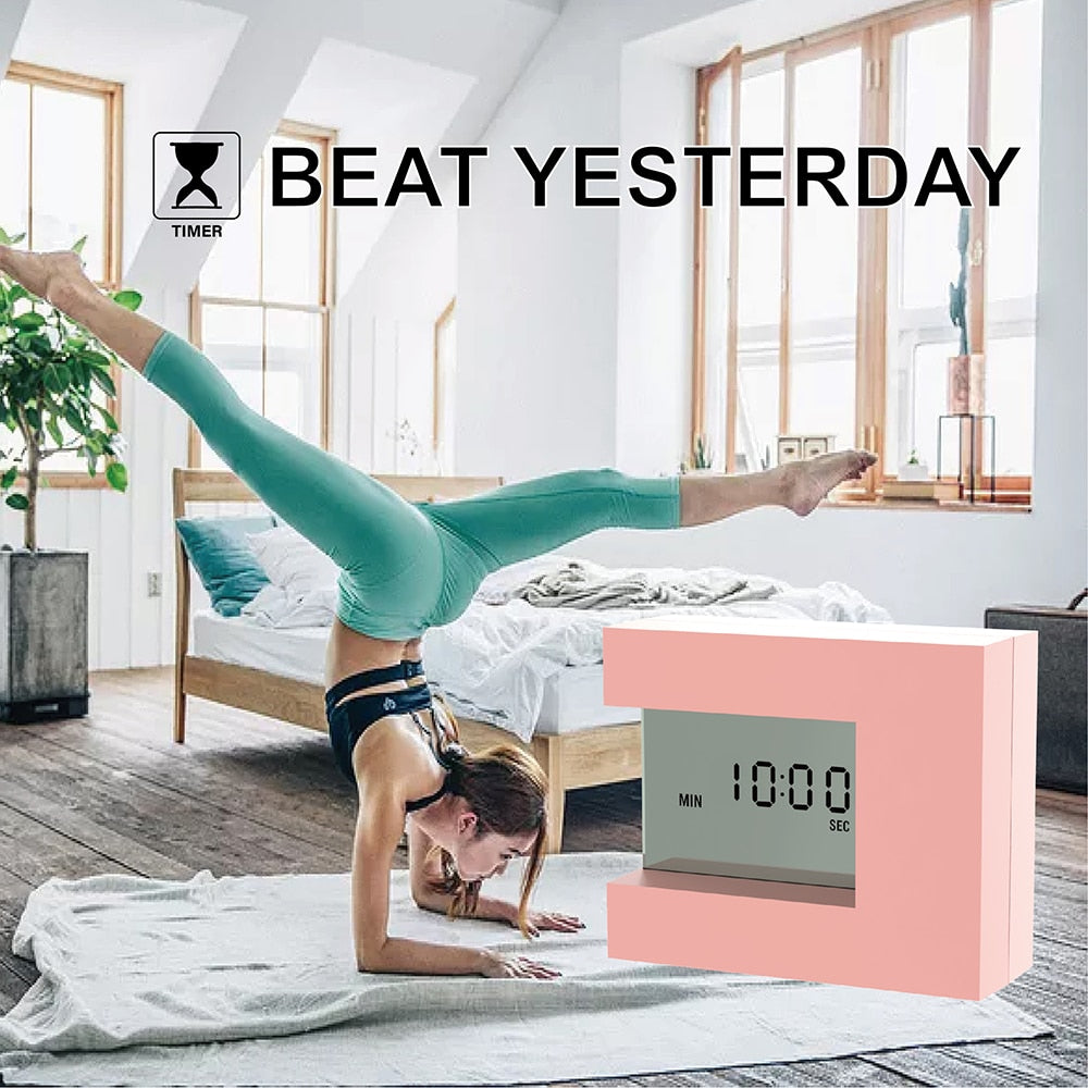 Pink Electronic Desk Alarm clock - Orchid Unique