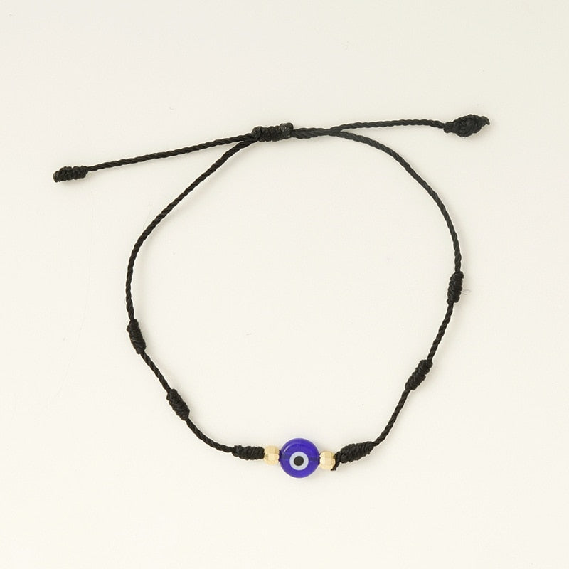 6Pcs Handmade Turkish Lucky Evil Eye Bracelets - Orchid Unique