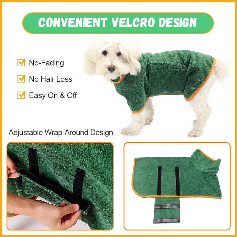 Pet Towel Bathrobe - Orchid Unique
