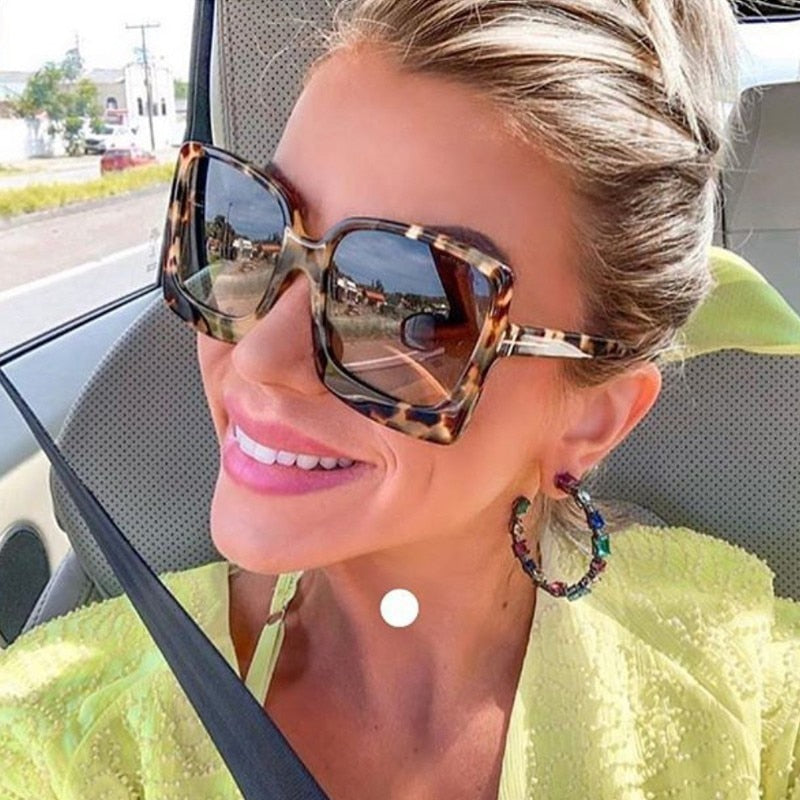 Big Frame Gradient Sunglasses - Orchid Unique