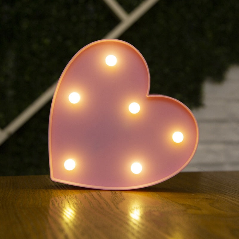 Luxury Alphabet Letter LED Lights - Orchid Unique