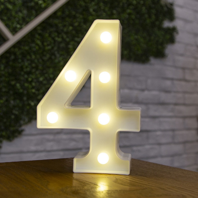 Luxury Alphabet Letter LED Lights - Orchid Unique