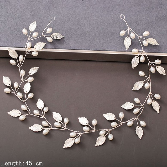 Pearl Rhinestone  Headband - Orchid Unique