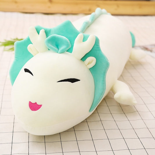 Cute Long Dragon Plush Soft Cushion - Orchid Unique