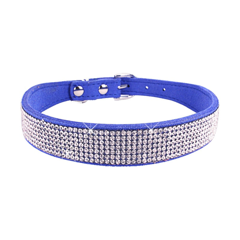 Crystal Glitter Rhinestone Pet Collar - Orchid Unique