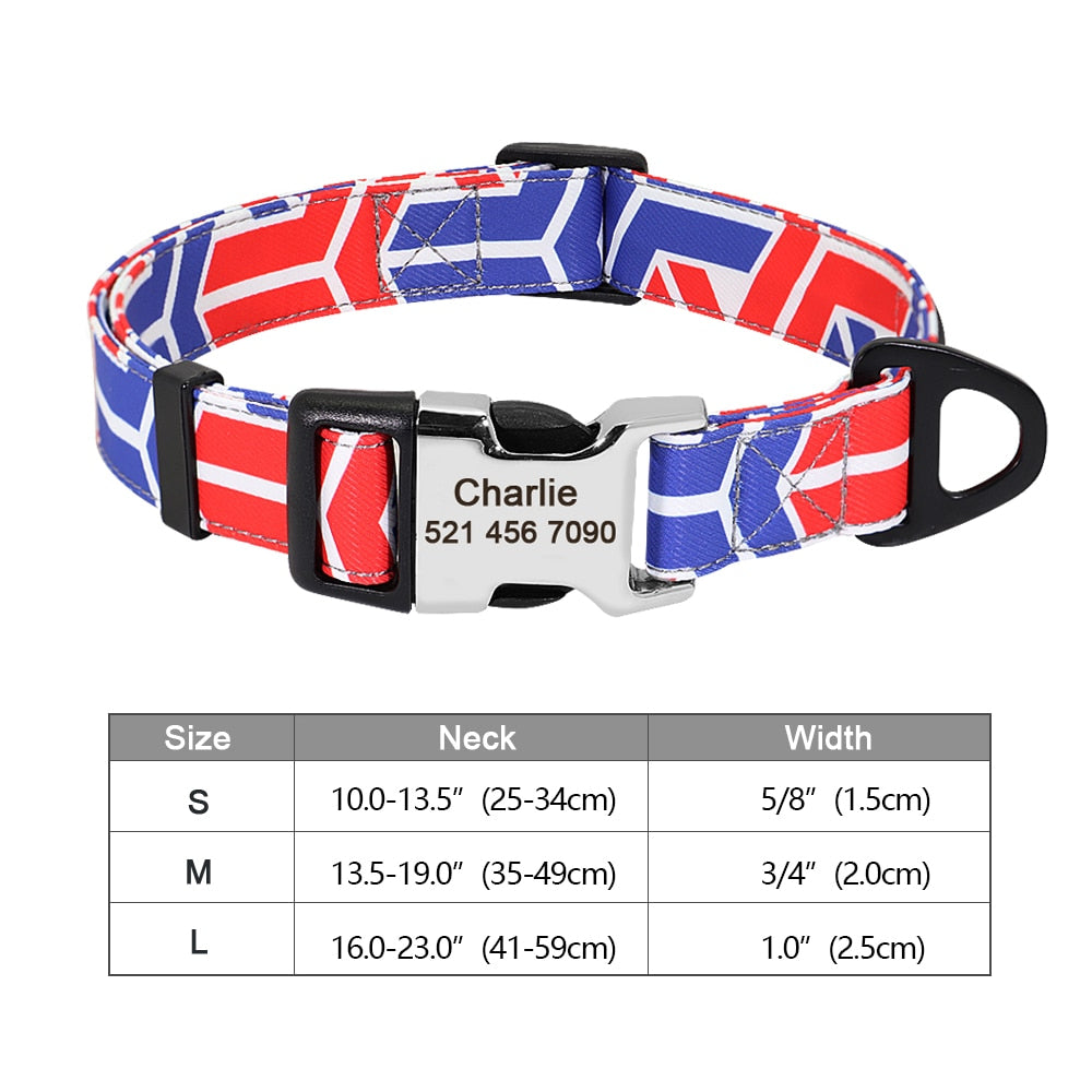 Personalized Dog Accessories Collar - Orchid Unique