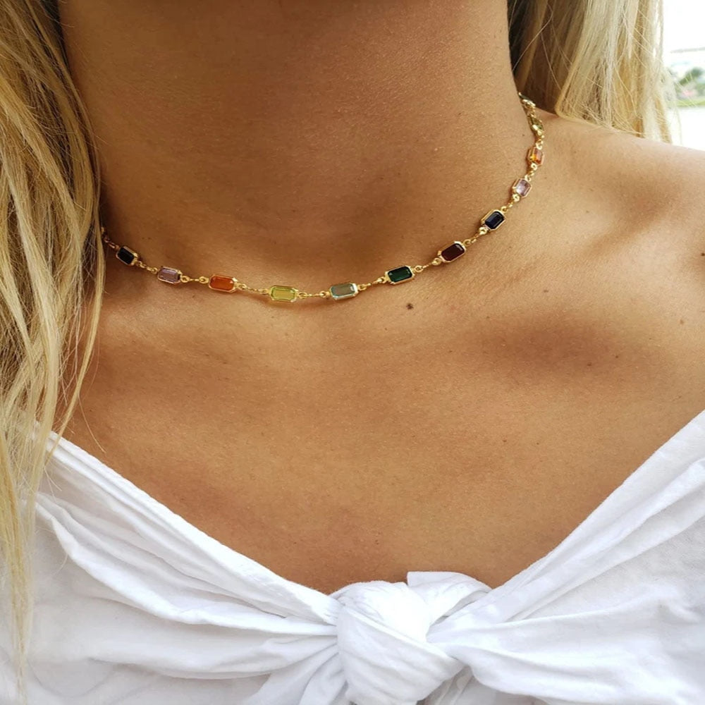 Colorful Chains Necklaces - Orchid Unique