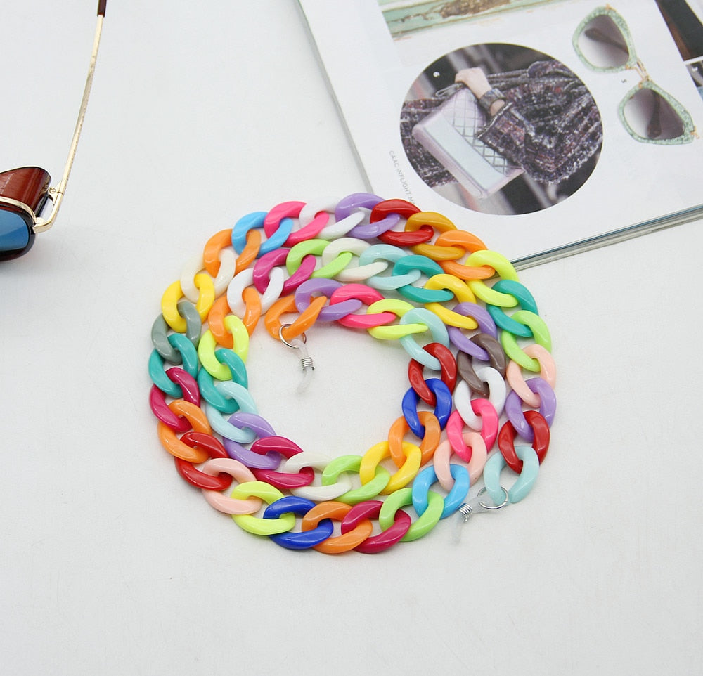 Acrylic Glasses Chains Holder Cord - Orchid Unique