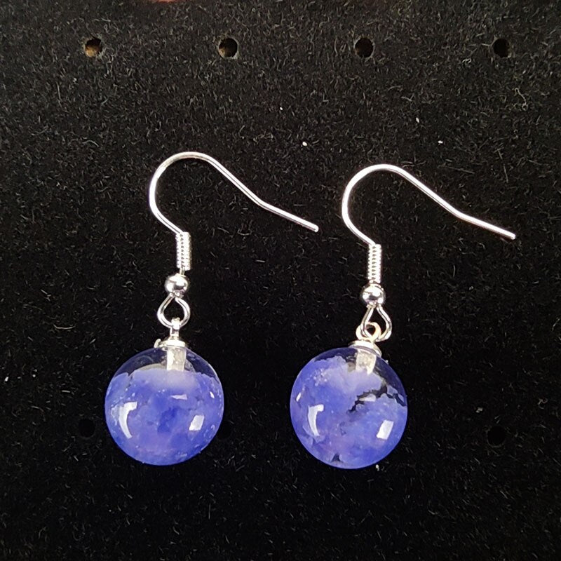 Chic Transparent Pendant Earrings - Orchid Unique