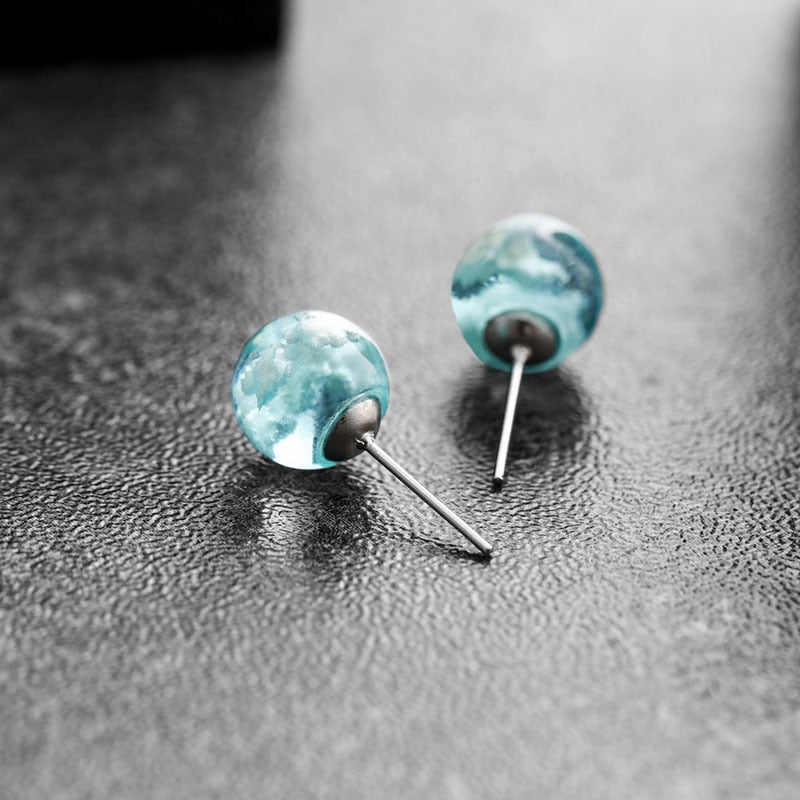 Chic Transparent Pendant Earrings - Orchid Unique