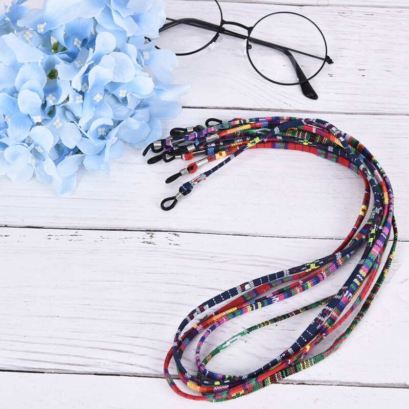 Colorful Cotton Blend Sunglasses Strap - Orchid Unique