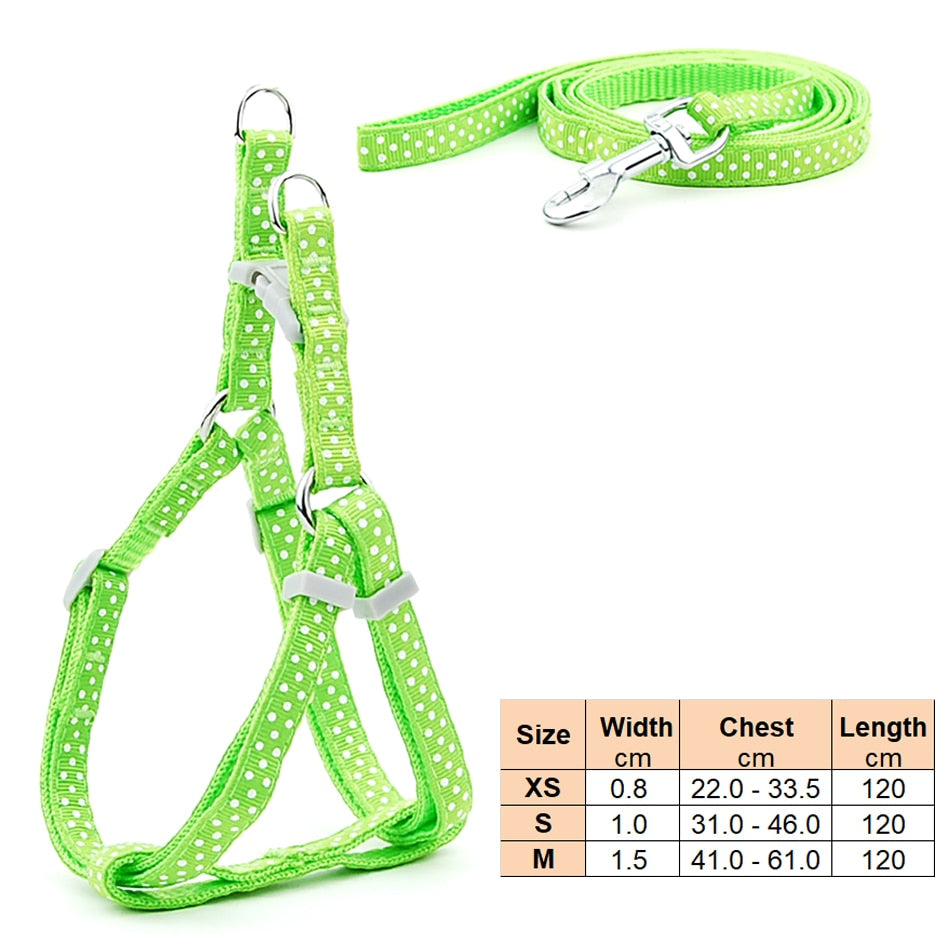 Adjustable small dog and cat harness - Orchid Unique