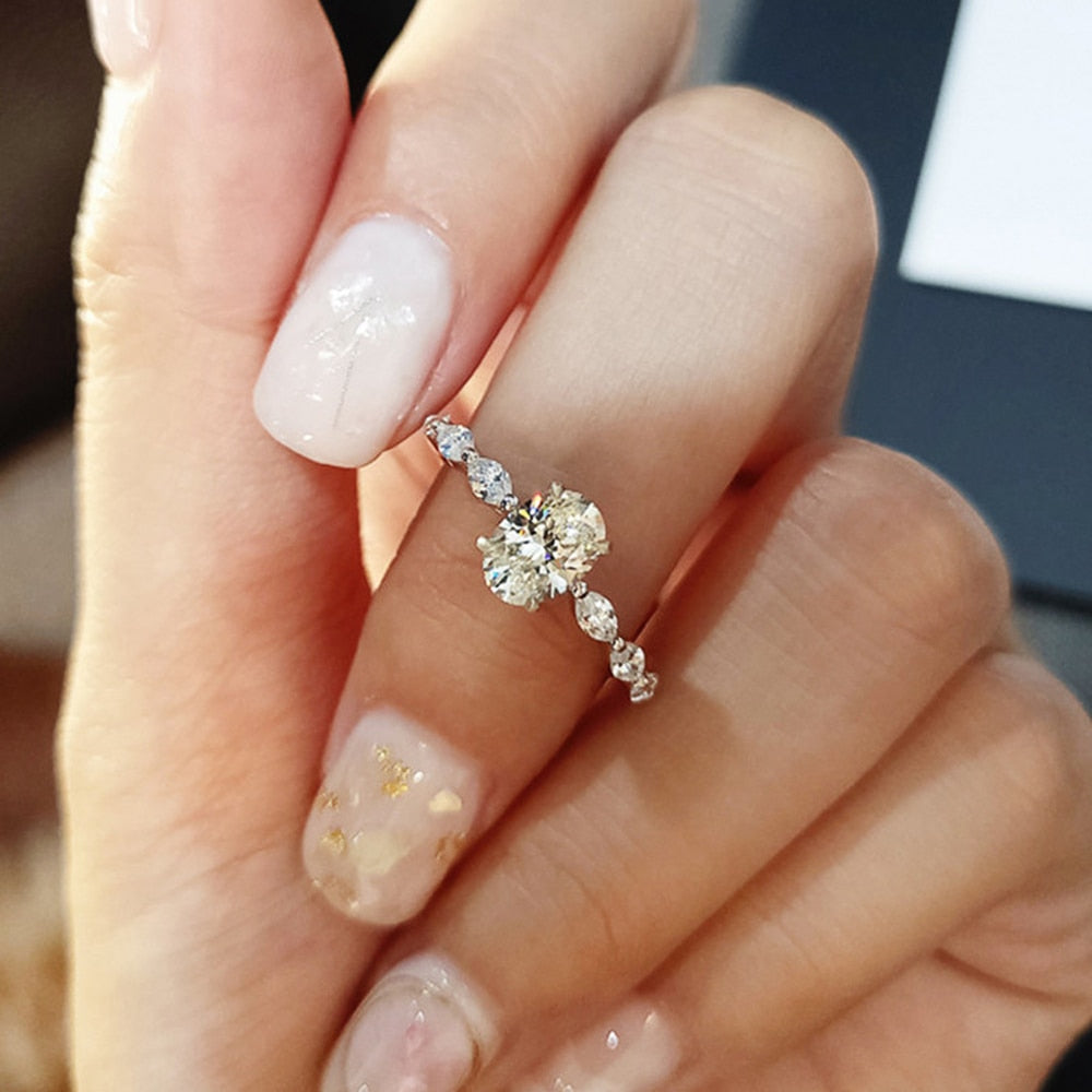 Dainty  Engagement Rings - Orchid Unique